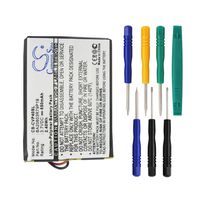 Cameron Sino 650mAh Battery for Creative DAP-FL0040, V, V Plus, Zen V with 7/pcs Toolskits