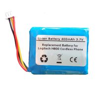 STARNOVO 400mAh/3.7V Li-Polymer Replacement Battery for Logitech H800 Cordless Phone