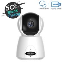 IP Home Security Camera, NexTrend 1080P Pan/Tilt/Zoom WiFi Surveillance Camera with Night Vision, 2 Way Audio, Motion Detection, Cloud Storage, Indoor Dome Camera with APP for Pet/Elder/Nanny