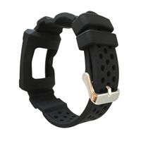 feuy for Fitbit Charge 3 Bands, Soft Silicone Protection Surrounded Replacement Accessory Sport Band for Fitbit Charge 3 Smartwatch Fitness Wristband Have Protective Case Cover Function Band