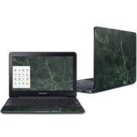 Mightyskins Skin Compatible with Samsung Chromebook 3 11.6" - Green Marble | Protective, Durable, and Unique Vinyl Decal Wrap Cover | Easy to Apply, Remove, and Change Styles | Made in The USA