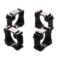 WinnerEco 100pcs 18650 Battery Safety Anti Vibration Holder Cylindrical Bracket