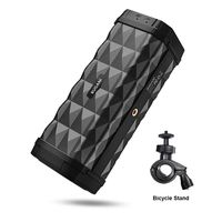 Bluetooth Speakers,M99Portable Bluetooth Speaker 5.0, 100ft Wireless Range, 16w Stereo Sound,Amazing Bass, Built-in Mic,with Stand, Speaker for Home, Outdoors and Travel(Black)