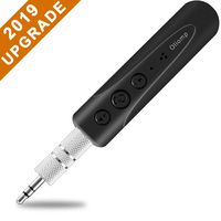 Bluetooth Receiver,Oliomp Bluetooth Adapter,Portable Wireless Bluetooth Aux Headphones Adapter with Clips Design, Hands-Free Audio Car Kits with 3.5mm Jack Stereo Output