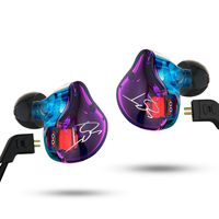 KZ ZST Dynamic Hybrid Dual Driver in Ear Earphones (Colorful Without Mic)