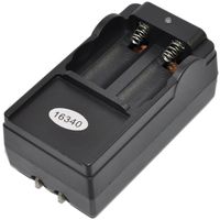 16340 Battery Charger AC Wall Dual Only for 3.7v li-ion CR123A RCR123A LR123A LC16340 IMR16340 BRC16340