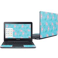 Mightyskins Skin Compatible with Samsung Chromebook 3 11.6" - Water Flowers | Protective, Durable, and Unique Vinyl Decal Wrap Cover | Easy to Apply, Remove, and Change Styles | Made in The USA