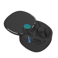Wireless Earbuds Bluetooth Headphones Touch Control V5.0 Earpieces Wireless Mini TWS HD HiFi Stereo Sweatproof Sport Earphone Built in Mic Noise Cancelling with Rotating Cover Charging (Black)
