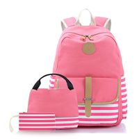 Backpack for Girls, Createy School Backpack Bookbags Causal Travel Canvas Rucksack Laptop Bag Canvas Girls Backpacks with Lunch Box and Pencil Case for Teens