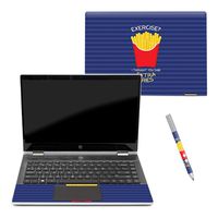 MightySkins Skin Compatible with HP Pavilion x360 14" (2018) - Extra Fries | Protective, Durable, and Unique Vinyl Decal wrap Cover | Easy to Apply, Remove, and Change Styles | Made in The USA