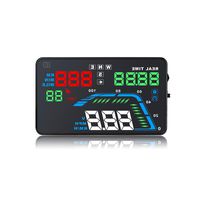 GERMID Universal New Q7 5.5" Multi Color Auto Car HUD GPS Head Up Display Speedometers Overspeed Warning Dashboard Windshield Projector