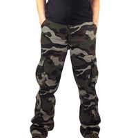 Mens Pant, Men Casual Camouflage Sports Work Overalls Sweatpants Trouser Pants with Pockets Trousers