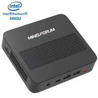 Mini PC Expandable RAM 8GB DDR4 128GB SSD Intel Pentium Gold 5405U Processor (2.30 GHz) Windows 10 Pro with 4K@60Hz HDMI/Mini DP/USB-C Output,4 xUSB Ports,Mounting Bracket