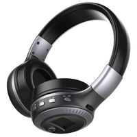 Bluetooth Headphones, EGOERA Skin Friendly Leather Noise Cancelling Foldable Over Ear Sport Bluetooth 4.1 Wireless & Wired Headsets for iPhone/iPad/Android Build in Mic Support TF Card, Radio