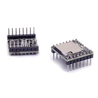 Cylewet 2Pcs DFPlayer Mini MP3 Player Module Support TF Card and U Disk for Arduino (Pack of 2) CYT1054