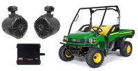6.5" Rollbar Roll Cage Tower Speakers+MTX 2-Channel Amplifier For John Deere Gator