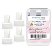 Maymom Duckbill Valves for Spectra. Designed for Spectra S1 Spectra S2 Spectra 9 Plus Spectra Dew 350 Not Original Spectra Pump Parts Spectra S2 Accessories Replace Spectra Valve (4 ct White)