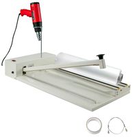 BestEquip 24" I-Bar Shrink Wrap Machine 800W Shrink Wrap Sealer with Heat Gun and Shrink Film Shrink Wrap Sealer Compatible with PVC POF Film