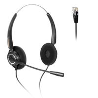 Corded RJ9 Phone Headset Binaural with Noise Canceling Microphone ONLY for Cisco IP Phones: Such as 6941 7942 7971 8841,8845, 8851, 8861,8945, 8961, 9951, 9971 etc