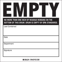 Brady 60363 Drum Labels