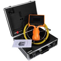 Handheld Sewer Camera with DVR and Distance Counter/Portable Endoscope Inspection Camera with IP68 20M/65FT Cable 7inch 1000TVL for Drain Pipe Sewer Inspection