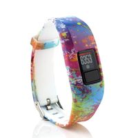 honecumi Silicone Bands Compatible with Vivofit 3/JR/JR.2 Watch Bands Strap Replacement Accessory for Men Women-Wristbands Exchange Watch Strap Band Bracelet-Colorful Adjustable Wrist Strap