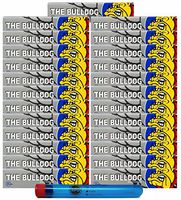 The Bulldog Amsterdam Silver King Size Slim Rolling Papers (25 Packs) with Rolling Paper Depot XL KewlTube