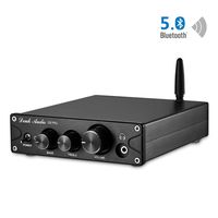 Douk Audio G3 PRO Bluetooth 5.0 Power Amp & Headphone Amplifier, Support APTX, with DAC chip, 100W x 2, Works for 2.0 Channel Passive Speakers (Black)