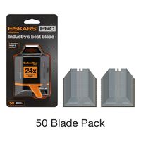 Fiskars 771030-1001 Pro Replacement Blades, 50 Pack, Silver