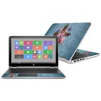 MightySkins Skin Compatible with HP Pavilion x360 15.6" (2016) - Rose Cross | Protective, Durable, and Unique Vinyl Decal wrap Cover | Easy to Apply, Remove, and Change Styles | Made in The USA