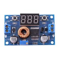 Yosoo Adjustable Power Module DC-DC Buck Converter 5A 4.0V~38V to 1.25V~36V Step-Down Voltage Regulator for High-Power LED Driver Buck Converter