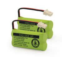 GLEPOWEER BT183342/BT283342 Cordless Phone Battery Compatible with BT166342/BT266342 BT162342/BT262342 AT&T EL52100 EL50003 CL80100 CL80111 CRL80112 EL50003 VTech CS6709 CS6609 CS6509 CS6409(2 Pack)