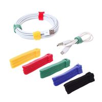 50 PCS 7.8-Inch Reusable Fastening Cable Ties Back Cable Ties Nylon Strap for Computer, Appliance and Electronic Cord Organization, Cable Organizers and Storage Sewing Accessories (Multicolor)