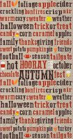 Ideal Home Range Bulk Count 3-Ply Guest Towel Dinner Buffet Paper Fall Napkins, Hooray for Autumn (48 Count: 3 Packages of 16 Count)
