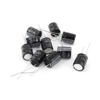 uxcell 10 Pcs 400V 10uF 105C Radial Lead Electrolytic Capacitor 10mm x 13mm