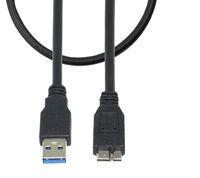 Storite OEM SuperSpeed USB 3.0 Cable A to Micro B - 1 Feet - 35cm - 0.35M Length - for WD/Seagate/Clickfree/Toshiba/Samsung External Hard Drives
