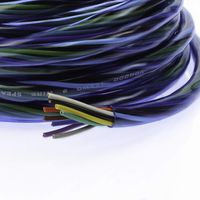 VOODOO 18 AWG Gauge 9 Conductor Speed Blue Wire Speaker Trailer Copper Stranded (15 FT)