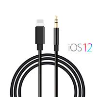 (Apple MFI Certified) Aux Cord for iPhone, Lightning to 3.5mm Male Connector Stereo Aux Adapter for Headphones Jack Cable, Support iPhone 11/11 Pro/XS/XR/X 8 7 Plus/iPad(3.3FT/1M)