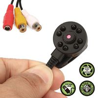 Vanxse Cctv Mini Spy Security Camera Hd 3.6mm 90degree 1000tvl 8PCS Infrared IR Leds Night vision Hidden Mini Cctv Surveillance Camera
