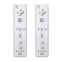 Wii Remote Controller White [2 Pack] (Renewed)