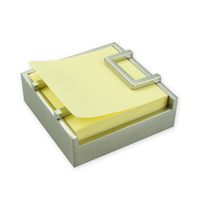 ArtsOnDesk Modern Art Pop-Up Note Dispenser - St210 Stainless Steel Satin Finish Patent Applied for Z Note Pad Holder Dispenser Office Supply Desk Accessory Organizer Memo Holiday Christmas Gift.