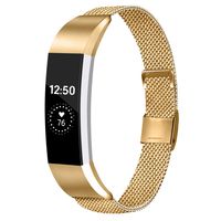 Meliya Replacement Metal Bands Compatible with Fitbit Alta/Fitbit Alta HR, Stainless Steel Metal Replacement Wristbands for Women Men (Small, 06 Rose Gold)