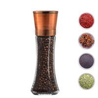 Salt and Pepper Grinder - Premium Stainless Steel Salt and Pepper Mill with Adjustable Coarseness - Salt Grinder and Pepper Shaker Mill