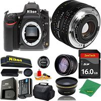 Great Value Bundle for D750 DSLR - 50MM 1.8D + 16GB Memory + Wide Angle + Telephoto Lens + Case