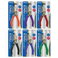 BAZIC Premium Single Hole Paper Punch w/ Cushion Grip Case of 144 (3200-144)