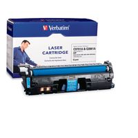Verbatim Remanufactured Toner Cartridge Replacement for HP C9701A (Cyan)