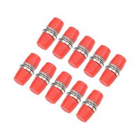 uxcell FC to FC Fiber Coupler Flange Type Fiber Optical Adapter Connector Singlemode/Multimode Simplex 10Pcs D Type