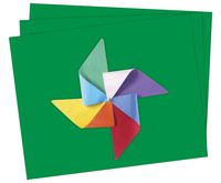 School Smart 1485753 Railroad Board, 6-ply Thickness, 22" x 28", Green (Pack of 25)