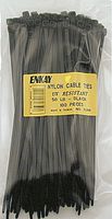 Enkay 7100 Black Cable Tie Assortment, 100-Piece