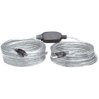 MANHATTAN 510424 A-Male to B-Male USB 2.0 Active Cable, 11m electronic consumer